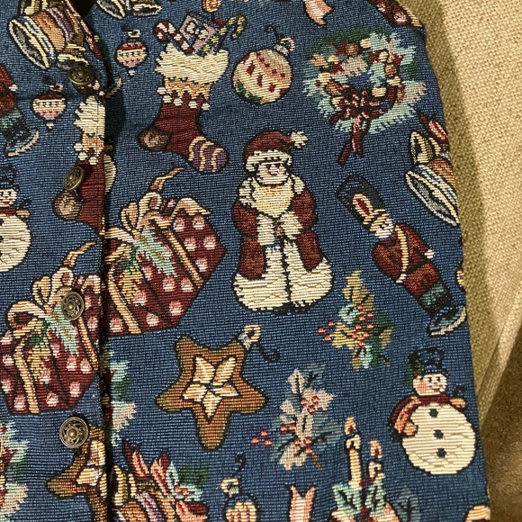 Bobbie brooks vintage Christmas snowman vest - Picture 4 of 7